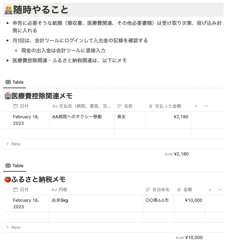 確定申告に向けて1年を通して対応すること