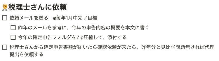 税理士さんに依頼し、書類を仕上げて提出してもらう